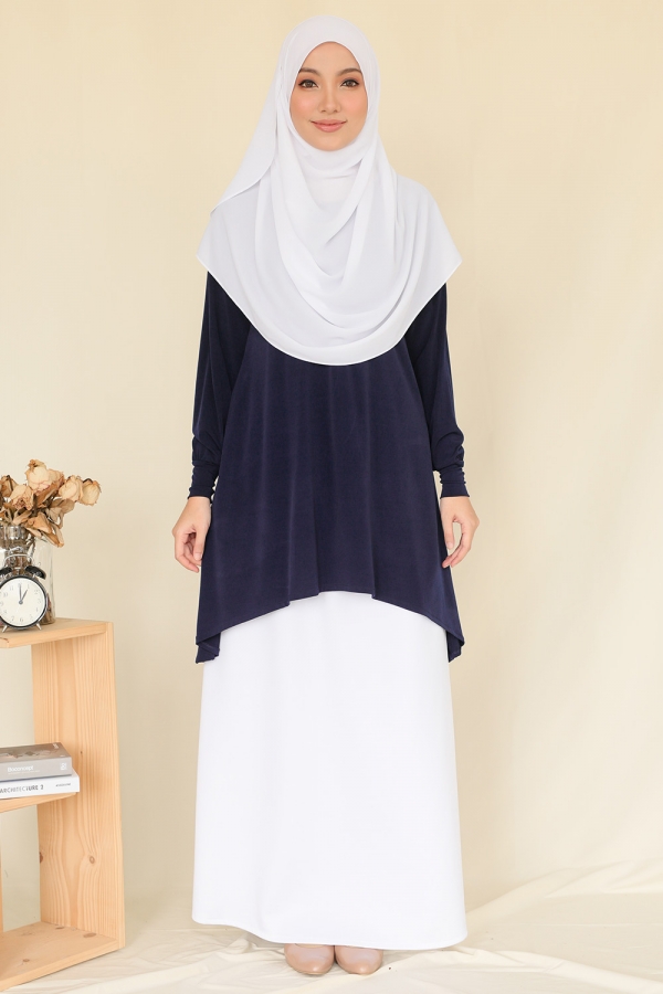 Noura Blouse - Navy 